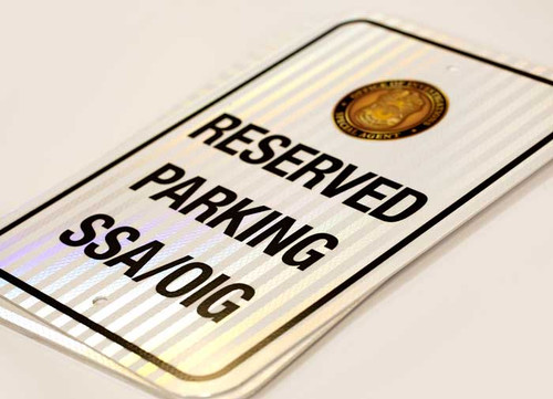 High Prismatic Reflective Aluminum Parking Signs