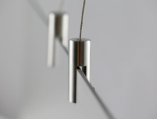 Hanging Sign Panel Forks, 1 Pair - Stainless Steel (Qty 2)