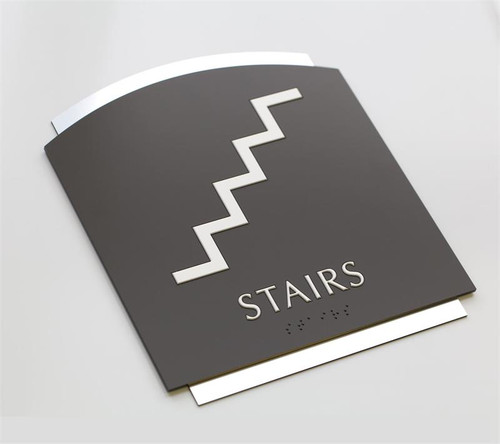 ADA Braille Stairs Signs - Echo Series
