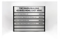 Tenant Directory signs in Metal