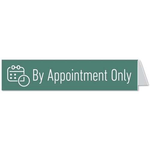 By appointment only signs