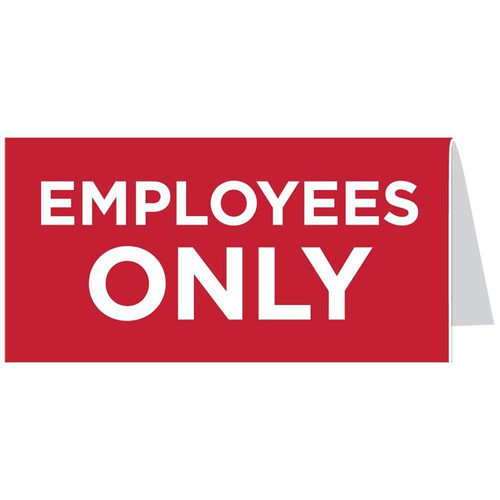 Employees Only Sign