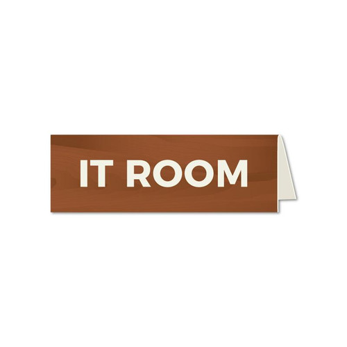 IT Room Counter Sign