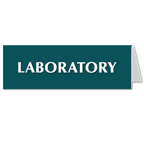 Lab Counter Sign