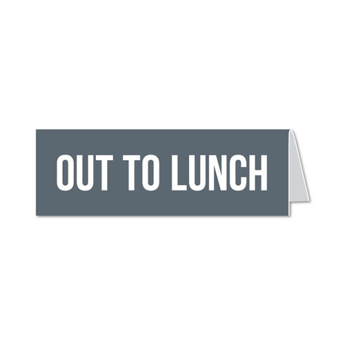 Out to Lunch Counter Sign + Desk Signs