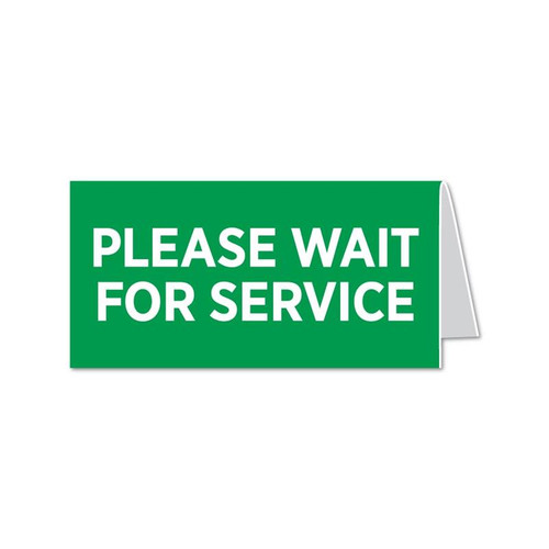 Wait for Service Sign, Laser Engraved Office Signs