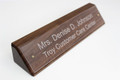 Customer Care Wood Desk Sign
