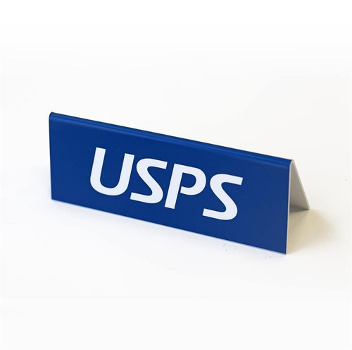 usps counter and tent signs for mailroom