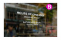 hours of operation sign
