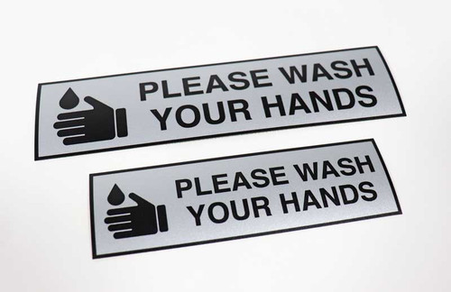 Please Wash Your Hands Decals
