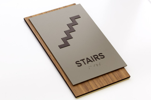 Stairs Signs, Contemporary Stairs Sign for Hotels and Professional Environments like a Law Firm